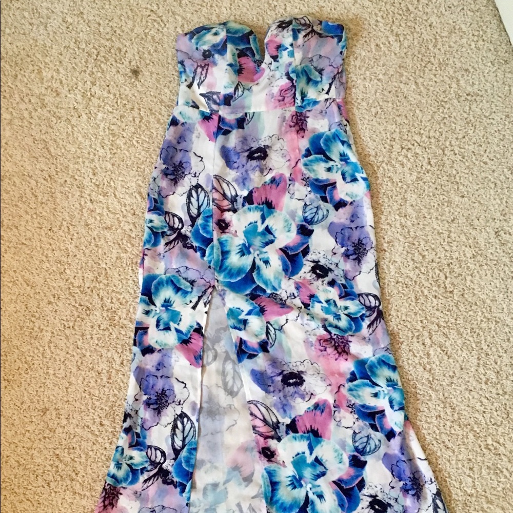 L'atiste Strapless Maxi Dress